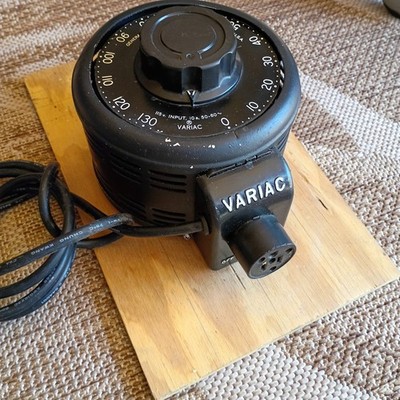 GENERAL RADIO TYPE V10 VARIAC AUTOTRANSFORMER Van Halen Guitar Tone Works Great