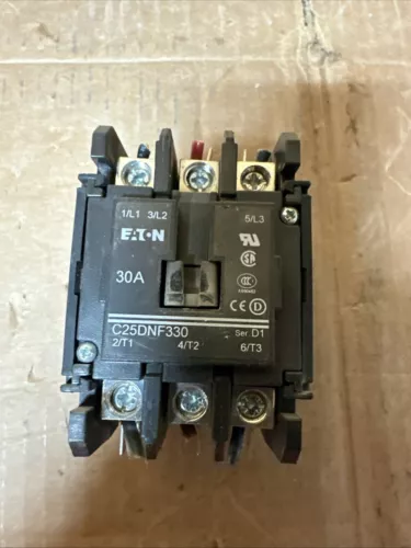 EATON C25DNF330 30A SER. D1 DEFINITE PURPOSE CONTACTOR