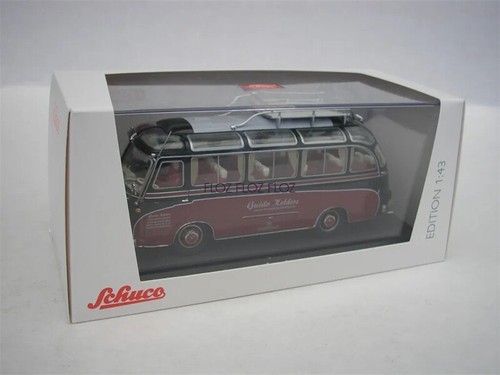 for Schuco for Setra S6 brown/red bus 1:43 Truck Pre-built Model - Picture 5 of 5