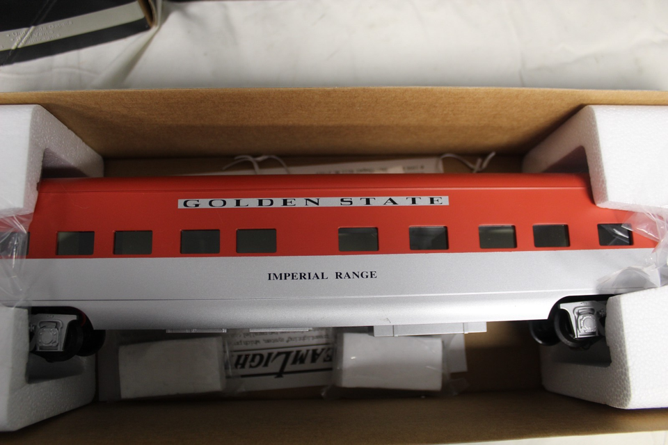 K Line O Scale Rock Island E8 A-A & 8 Aluminum Car set KCC Golden State ...