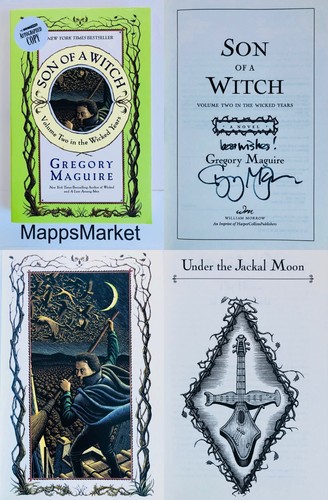 Wicked Years Series 1-4 ALL SIGNED & INSCRIBED by Gregory Maguire Trade PB ~ NEW - Picture 6 of 24