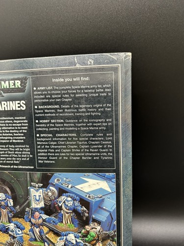 Games Workshop Codex Warhammer 40k Space Marines Army Book 2004 Paperback - Picture 3 of 18