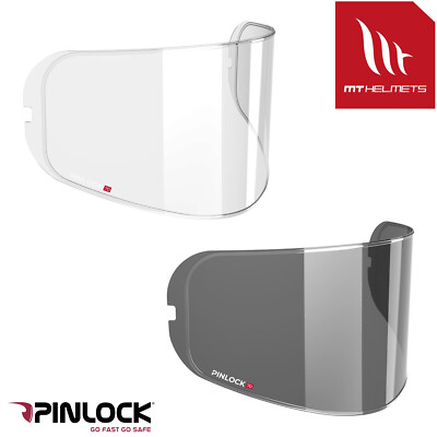 MT V-12 Pinlock Thunder 3 Motorrad Fahrrad Helm Max Vision Visiereinsatz klar