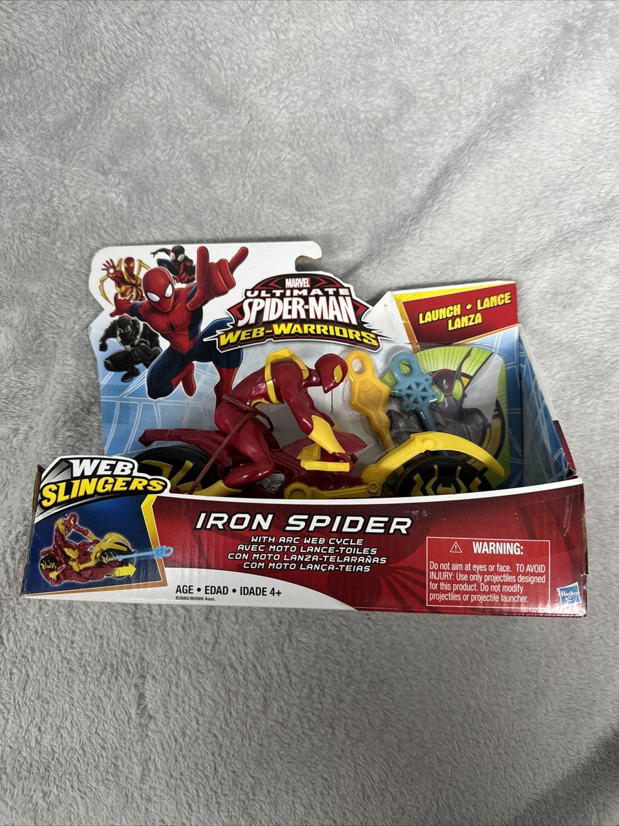 Marvel Ultimate Spider-Man Web Slingers Iron Spider With Arc