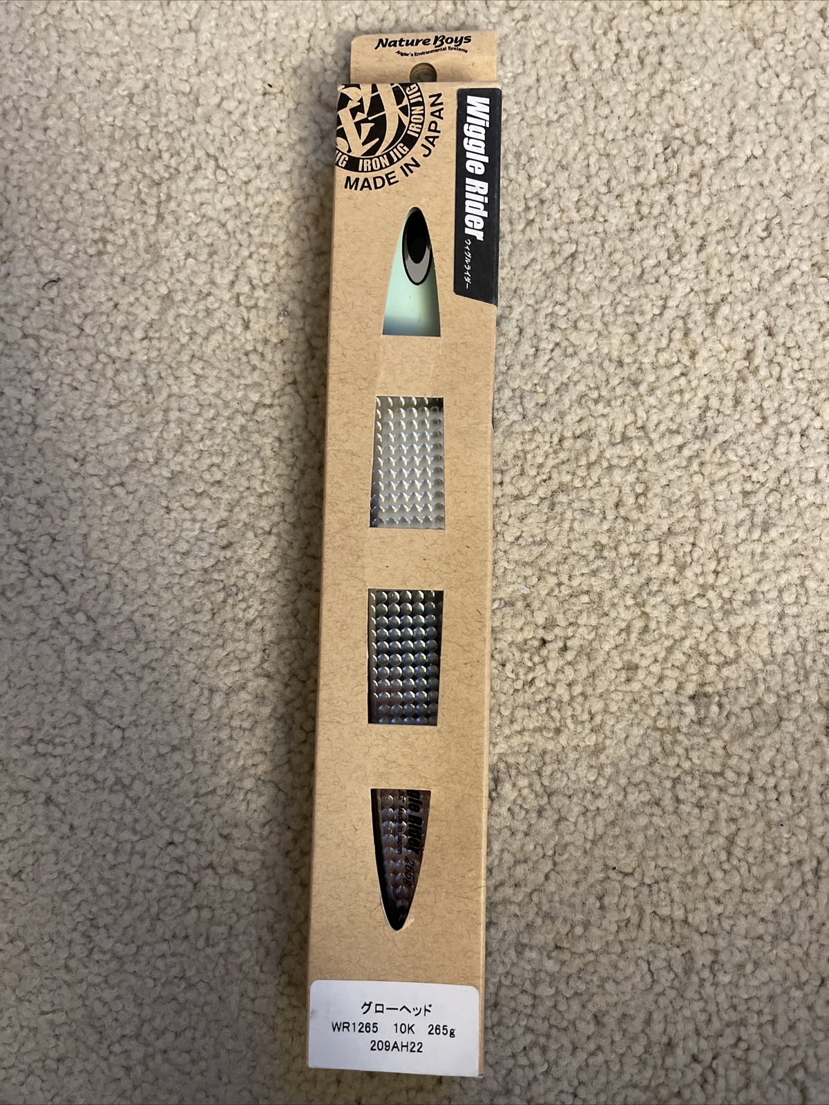 Nature Boys Wiggle Rider WR1265 Iron Jig For Offshore Jigging Weight