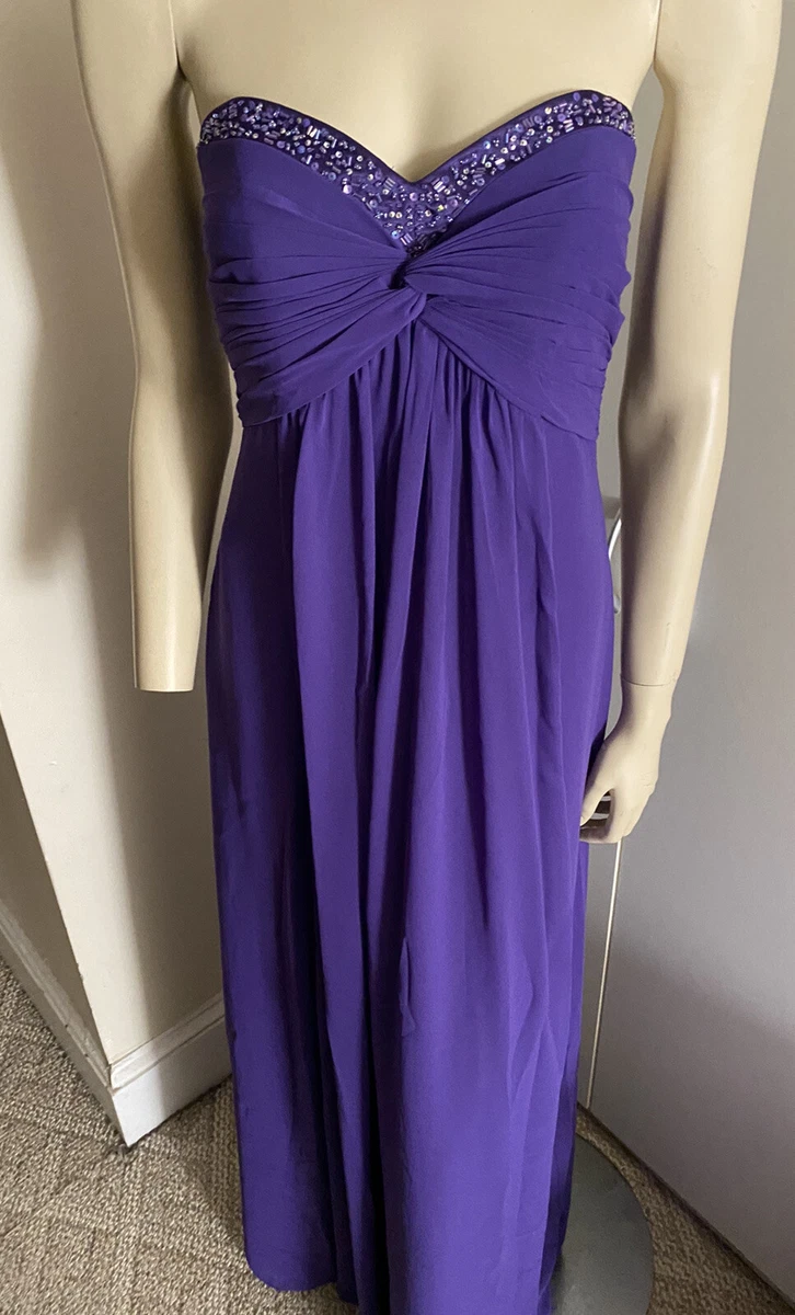 David's bridal purple clearance prom dress