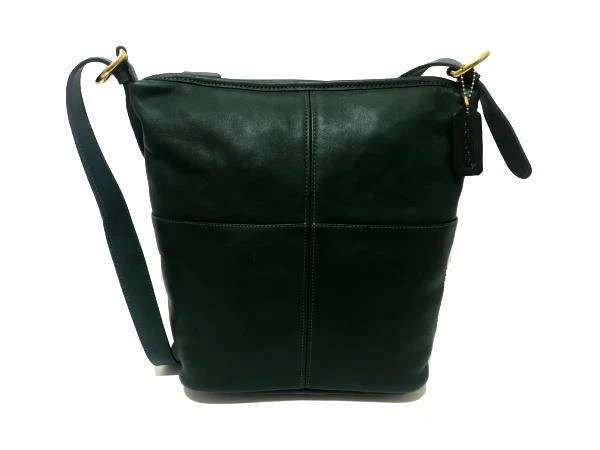 Coach, Bags, Dark Green Coach Shoulder Bag