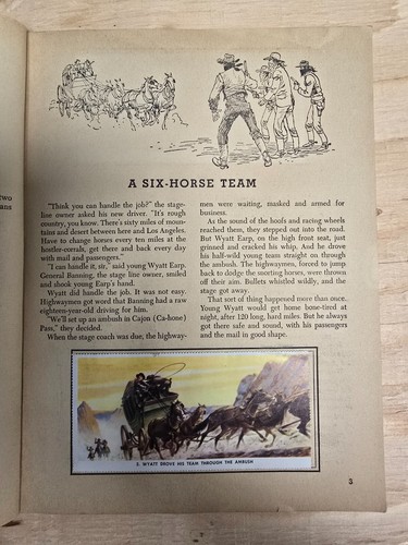 A Golden Stamp Book - Wyatt Earp - 1958 Complete - Picture 3 of 4