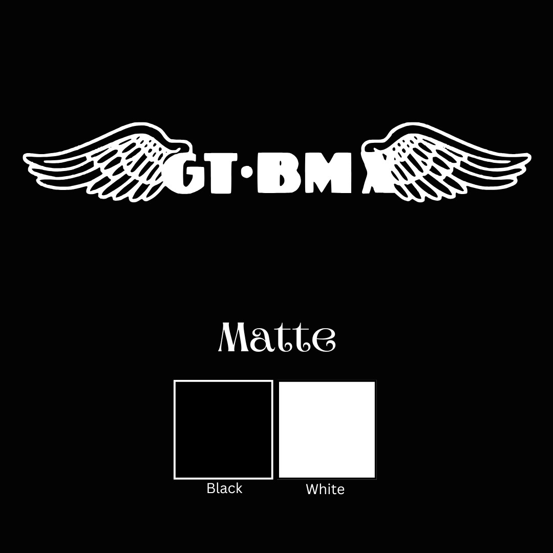 GT Bicycles "BMX Wings" Vinyl Sticker – Pro Performer, Pro Series, Interceptor.