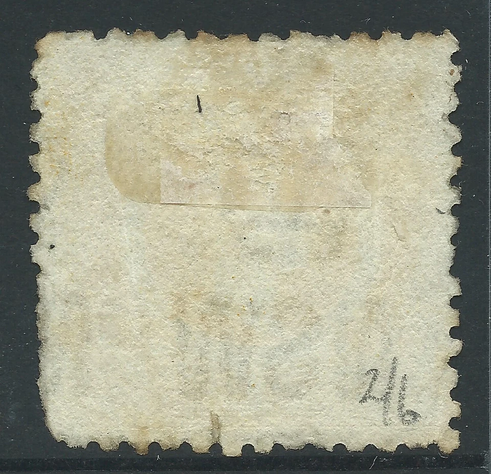 NSW Nueva Gales del Sur QV 8d Diadema Amarilla Australia NSW Ovalada Frank REF: DIA438 Foto 2 de 2