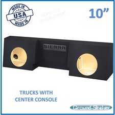 Regular Cab / Single Cab 10" Dual Sub Box Trucks With Center Console