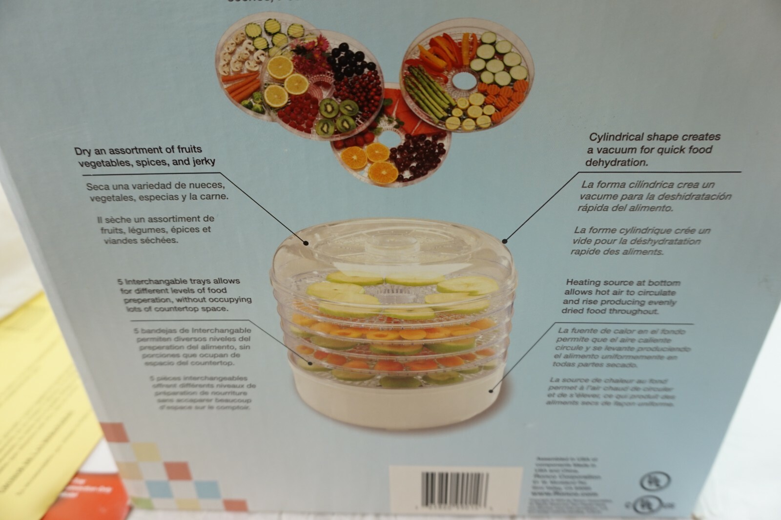 RONCO FOOD DEHYDRATOR 5 TRAYS ELECTRIC BEEF JERKY YOGURT FRUIT RECIPES