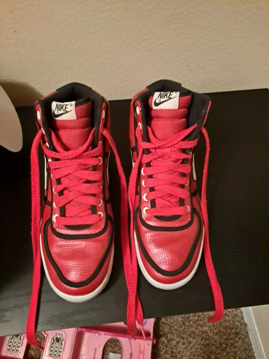 Nike air force sales 1 high white/university red/black