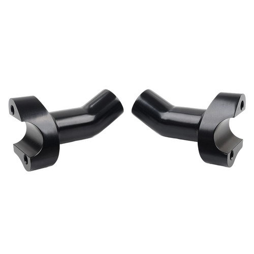 3 1/2" Pullback Handlebar Risers Fit Harley 1" Bar Dyna Softail Road King Black - 第 5/9 張圖片