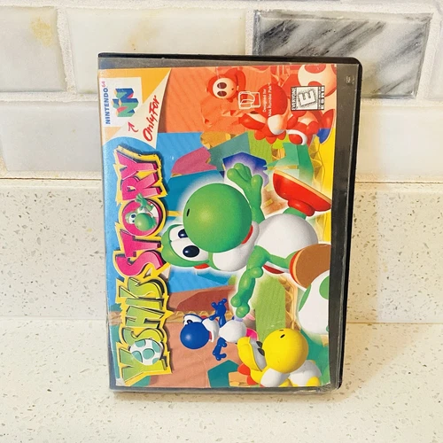 Yoshi's Story N64 Game w/Original Box - No Manual, Poster And Inserts