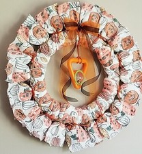 Halloween Theme Diaper Wreath