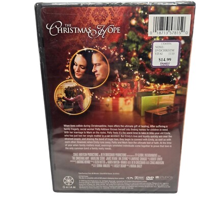 The Christmas Hope DVD Movie NEW Ian Ziering Christmas Shoe