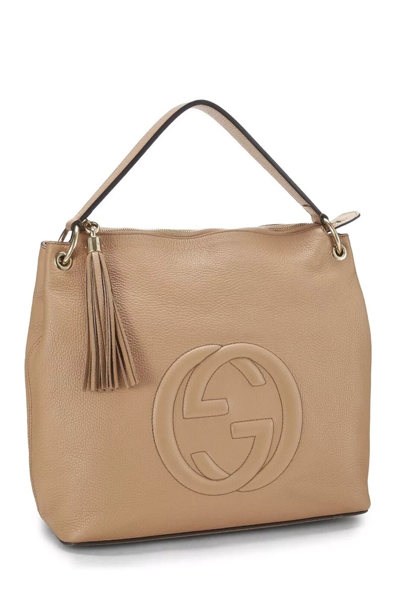 new Gucci GG Soho Beige Shoulder Bag Handbag 536194 A7M0G 2754 | eBay