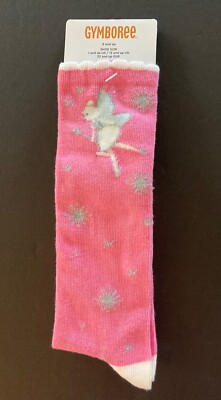 NWT Gymboree Fairy Wishes Size 8 and up Pink Silver Sparkle Knee High ...