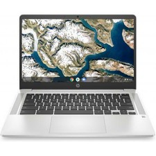 HP 14 14" Chromebook Intel Celeron N4000 4GB RAM 32GB eMMC Mineral Silver