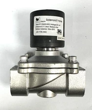 Jiayin Gas Solenoid Valve ZCT-25 GSV-801 DC24V --1" NPT 0-22 PSI Normally Closed