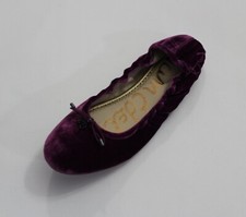 SAM EDELMAN ORCHID VELVET BALLET FLATS