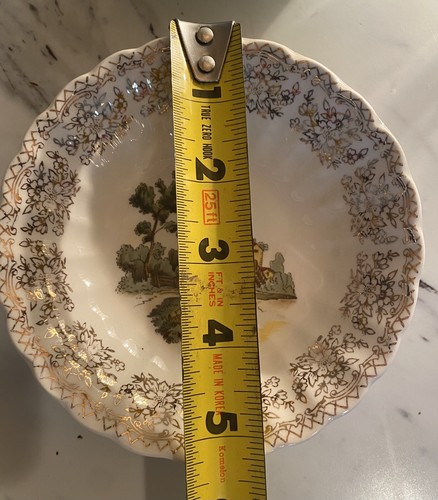 American Limoges Chateau France 5 Fruit Dessert (Sauce) Bowl 5 1/4 22k Gold used - Picture 3 of 4