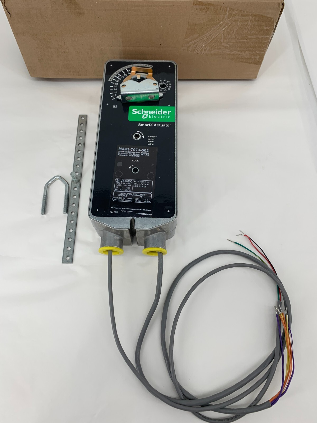 Schneider Electric MA41-7073-502 Damper Actuator 60 IN-LB Spring Return 24V