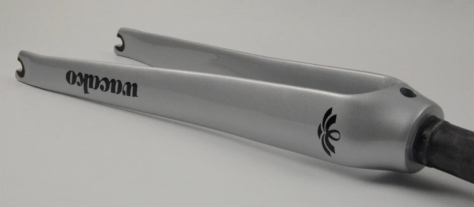 Ultralight Carbon Fiber Bicycle Fork 700C Rigid Fork Road Bike Fork QC 1-1/8 in - Image 3 of 4