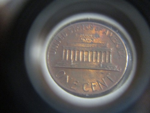 1984 Broadstrike Broad Strike Lincoln Cent Ray Thru The Eye moneta molto bella! - Foto 9 di 15
