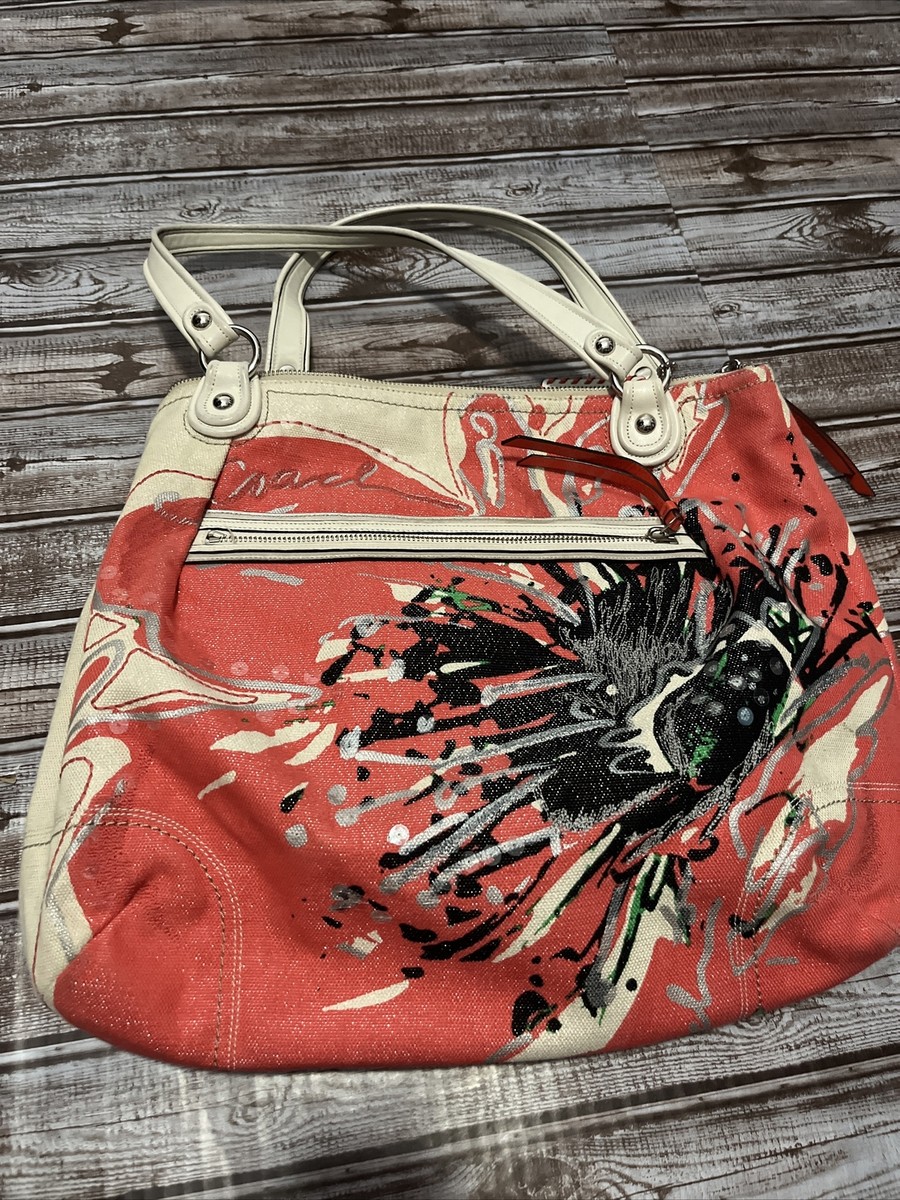 Bolsa Coach Al Hombro shops Poppy Daisy