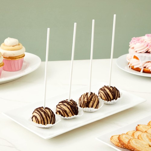 200 Pack Cake Pop Sticks 8 Inch for Lollipops Cookies Candy Desserts - Picture 5 of 9