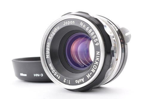 Nikon F Eye Level Silver / Nikkor H Auto 50mm f/2 Exc+++ from Japan Y0596 - Picture 14 of 23