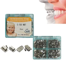 50sets Dental Orthodontic Buccal Tubes Monoblock 1st Molar Tube MBT 022 Bondable