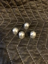 NOS CRUPI 24t 3/8” AXLE DOME NUTS ALLOY SILVER. MID SCHOOL