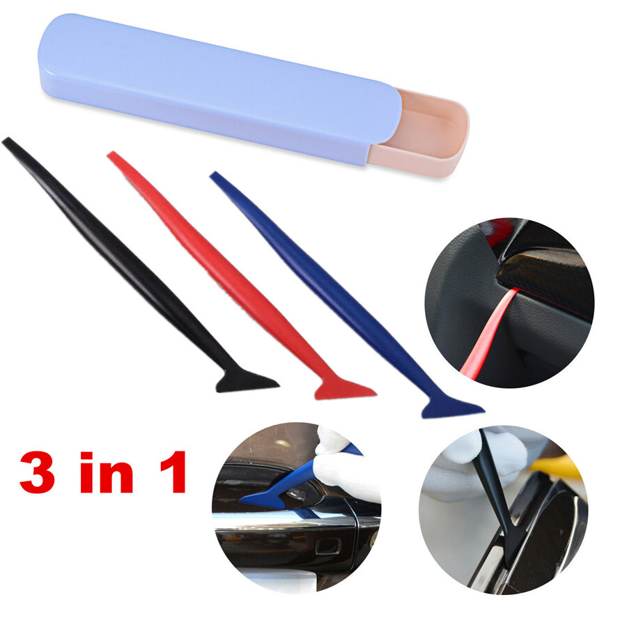 5PCS Car Vinyl Wrap Tuck Tools Gasket Micro Squeegee for Window Tint Application