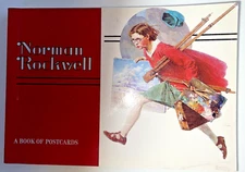 Norman Rockwell with 30 Postcards Book, 1998, Collectible
