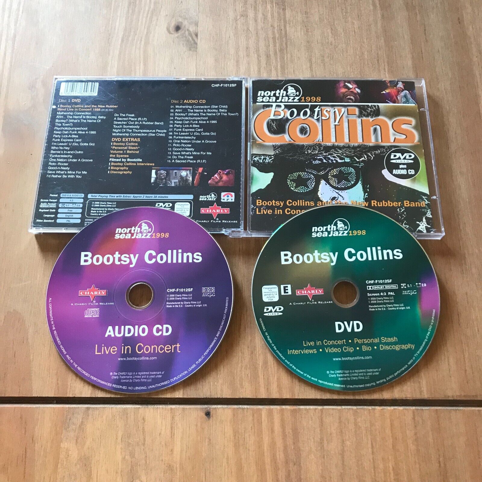BOOTSY COLLINS - NOTH SEA JAZZ FESTIVAL 1988 (2009 CD ALBUM + DVD)