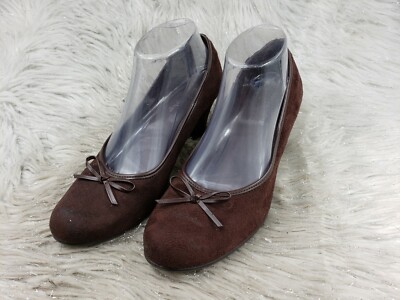 PREDICTIONS Brown Casual Basic Pumps Size US 8.5 EUR 40.5