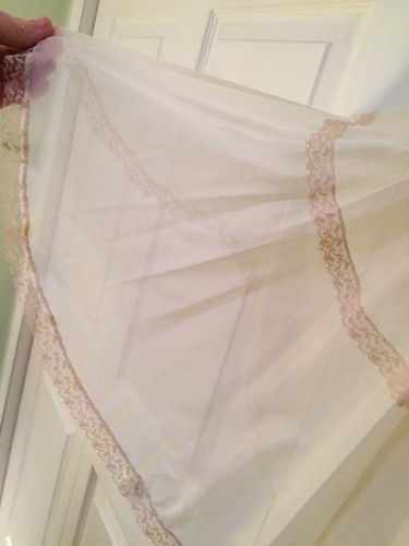 Vintage Glydons Peignoir Set Lace Bell Sleeve Robe Nylon Gown Small Honeymoon - Picture 5 of 14