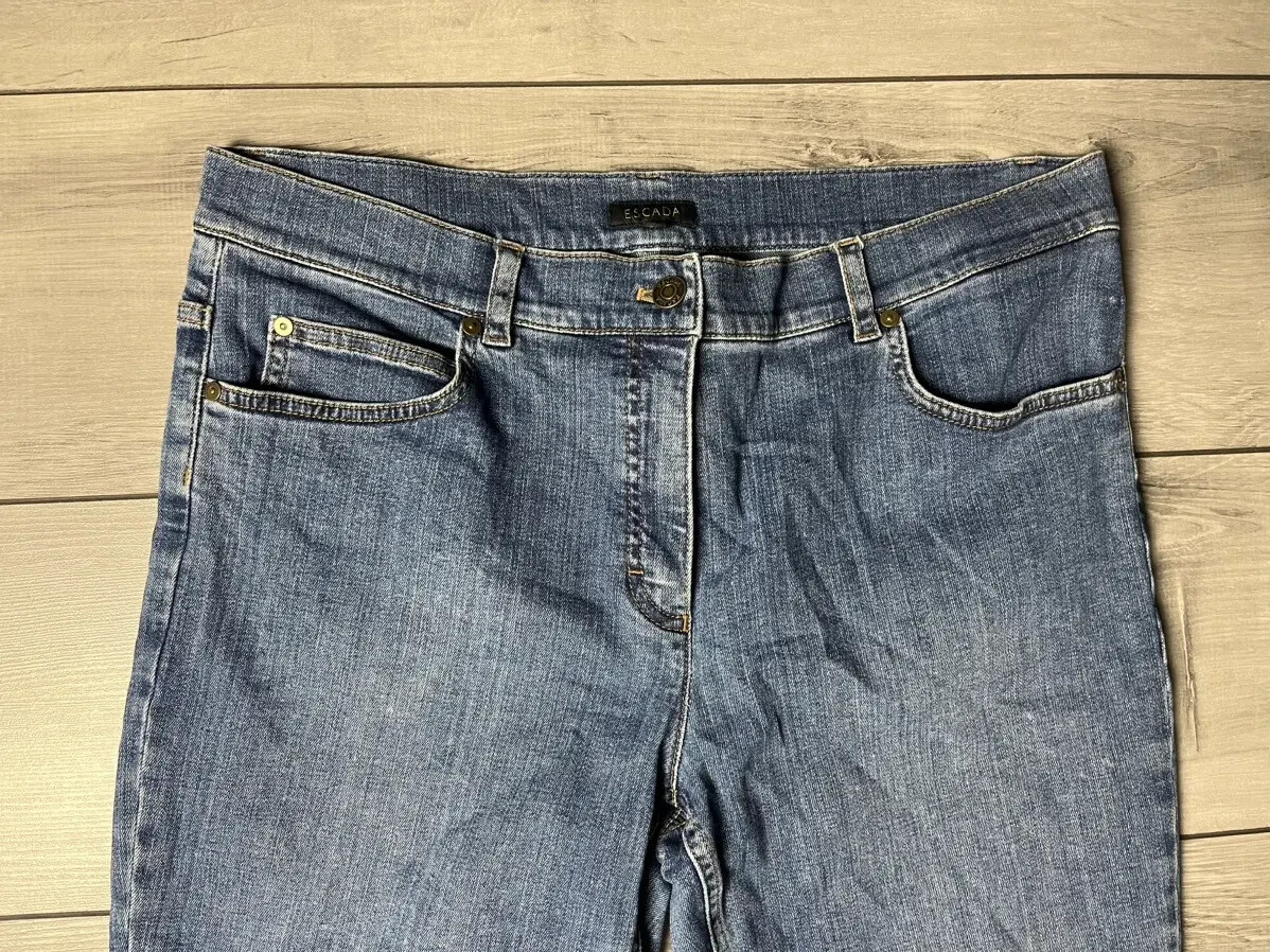 Escada womans basic jeans size 42 - image 3