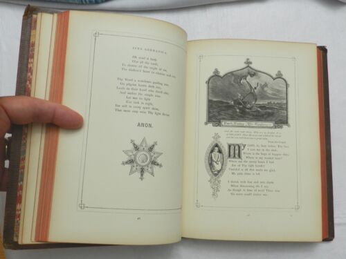 1865, Lyra Germanica, Hymns For the Sundays & Chief Festivals.. LEATHER, ILLUSTR - Picture 8 of 9