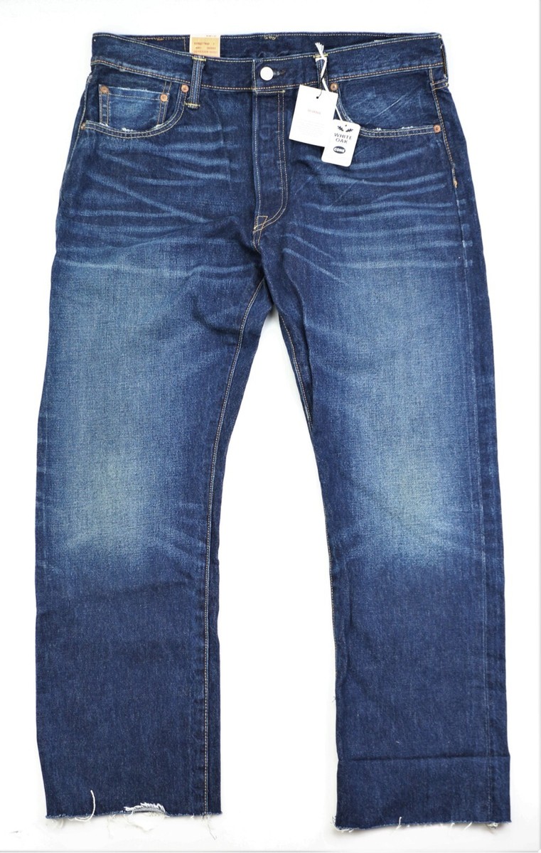 New Levi's 501 Selvedge Jeans Men's Size W30 L29 White Oak
