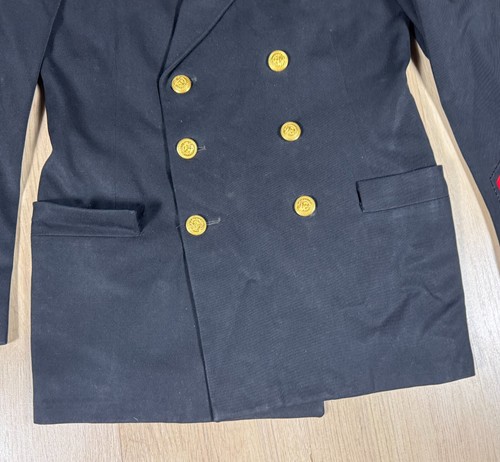 WW2 USCG US Coast Guard Chief Steward Uniform Jacket Pants USN Bullion Insignia - Picture 3 of 23