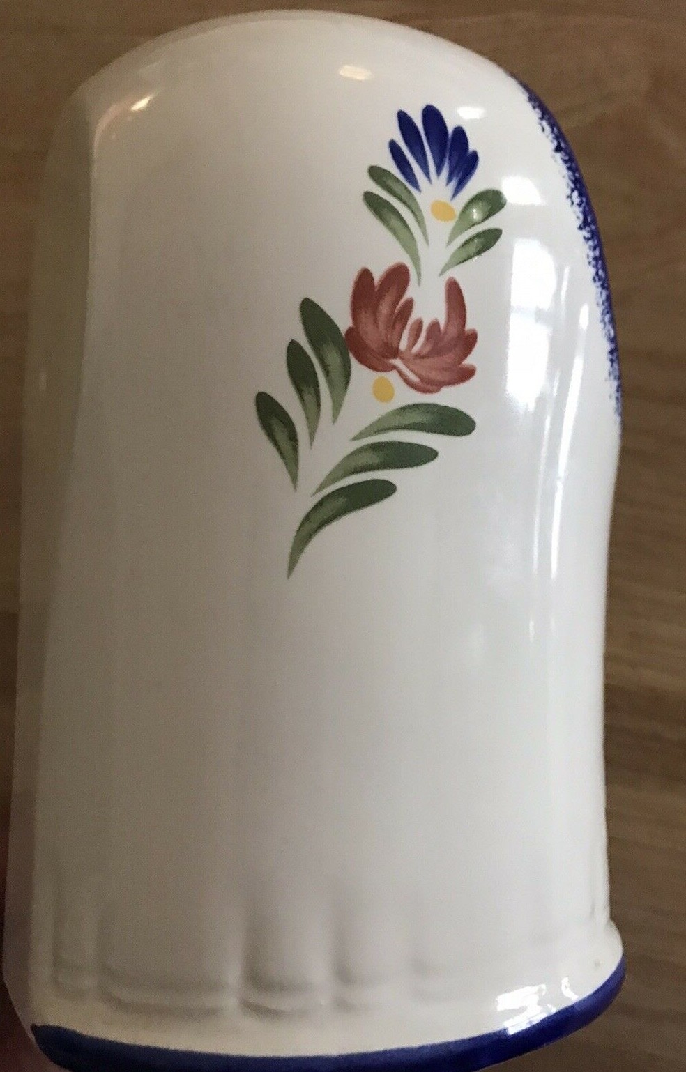 Brittany Quimper Style Salt Cellar/Pig