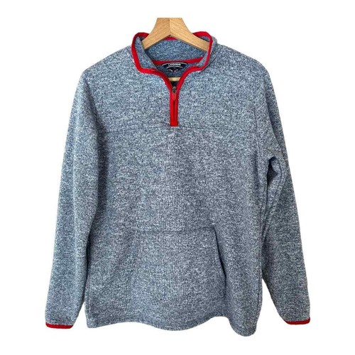 Lands End Fleece Sweater Pullover Quarter Zip XL 18-20 Girls Boys Kids  Youth – IBVET