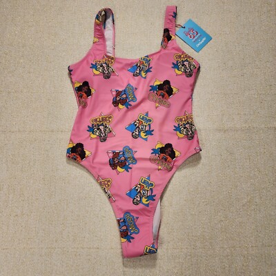 Cakeworthy Barbie California Dream Pink One Piece Swim Suit