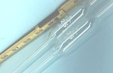 Lot of 8) GSC PPVL-25-10 Pipette Volumetric, 25ml Borosilicate, Class B, Blue