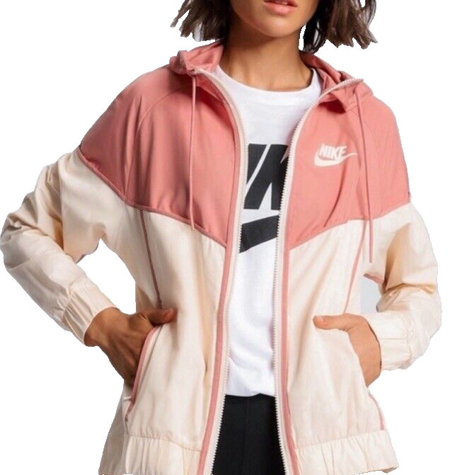 SACAI X NIKE Lotto di 2 giacca a vento Nike con zip + cappuccio manica lunga taglie XS