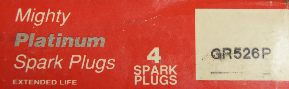 Bujías Mighty Platinum #GR526P paquete de 4 nuevas en stock Foto 4 de 4